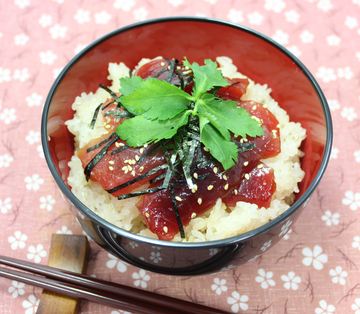 りんごジュース酢飯レシピ　2 鉄火丼